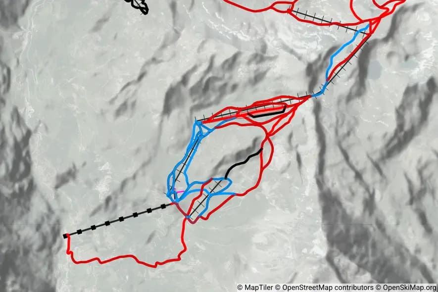 Valtournenche piste map