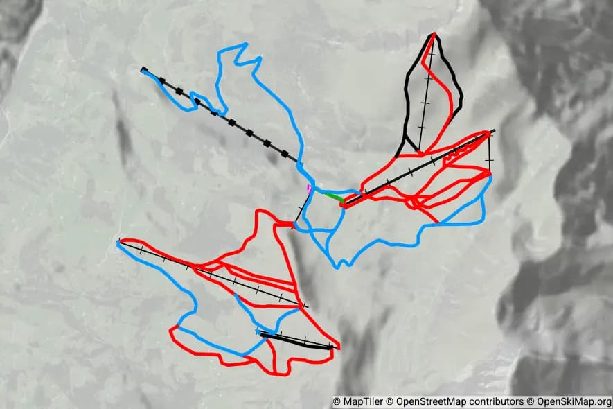 Elsigenalp piste map