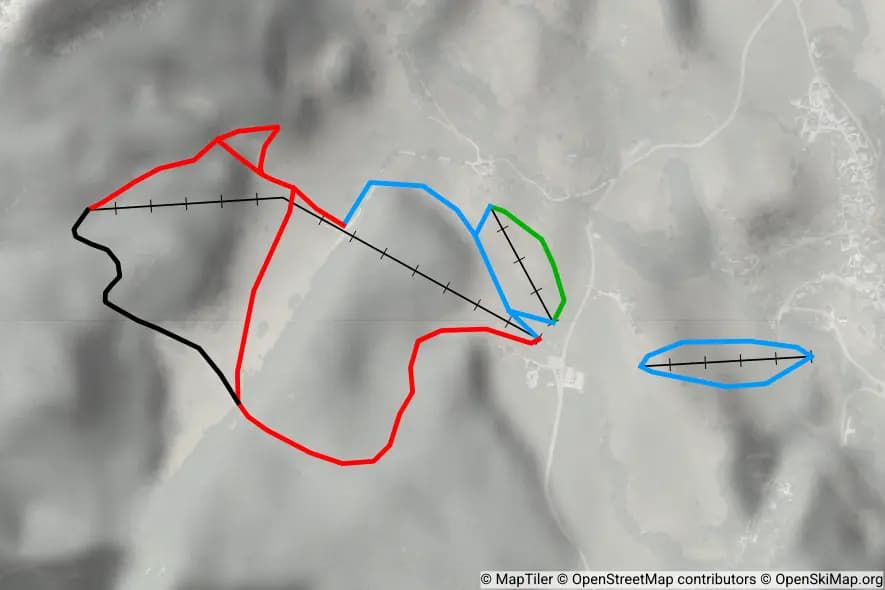 Les Entremonts skimap