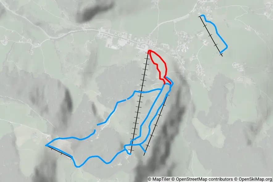 Zahmer Kaiser skimap