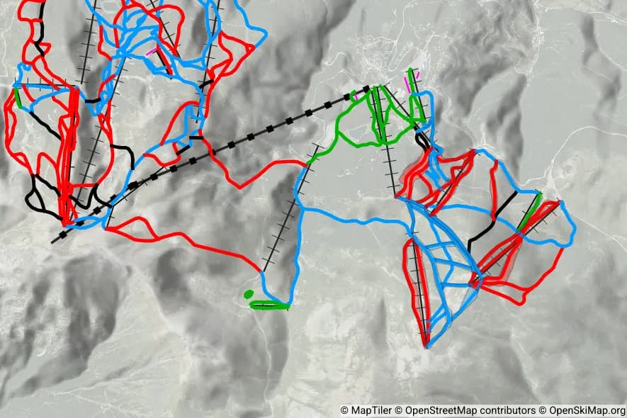 La Molina piste map