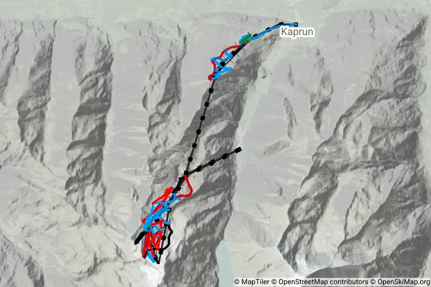 Kaprun - Kitzsteinhorn/Maiskogel skimap