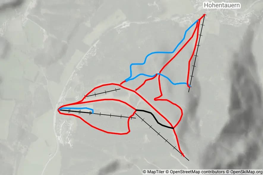 Hohentauern skimap