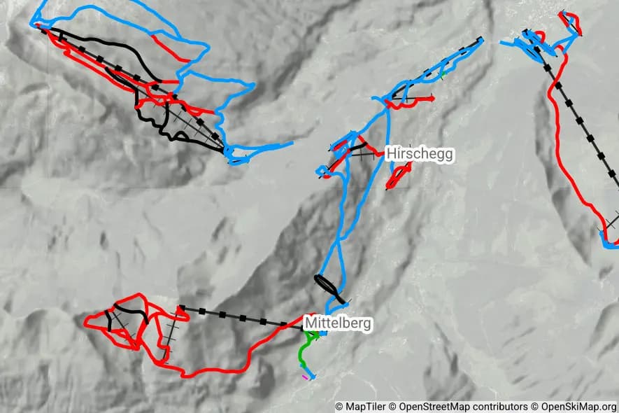 Skigebiet Heuberg Arena/Walmendingerhorn skimap