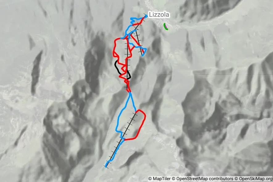 Nuova Lizzola skimap