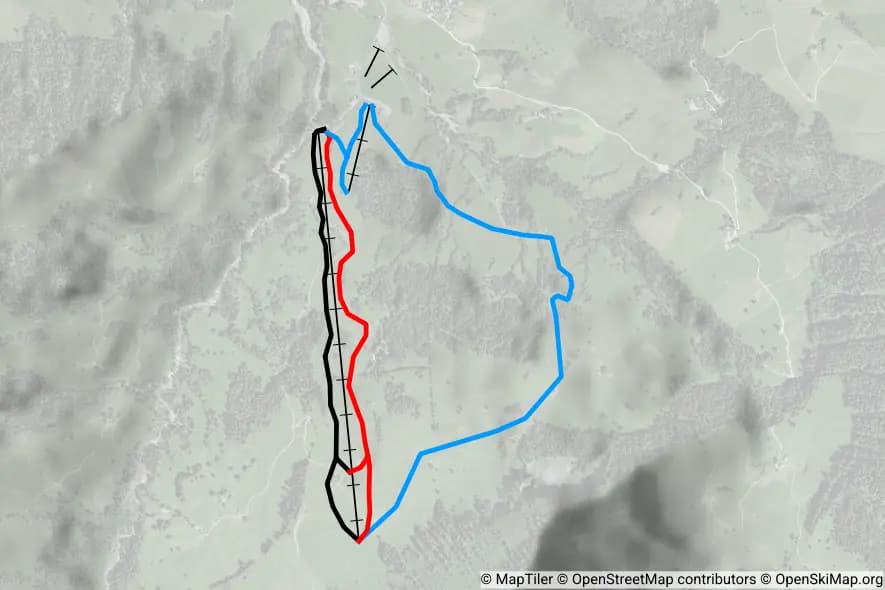 Eriz piste map