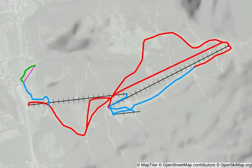 Monte Popolo - Eben im Pongau skimap