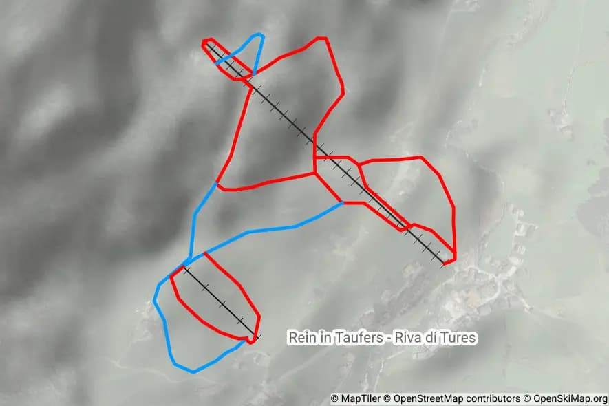 Rein in Taufers - Riva di Tures skimap