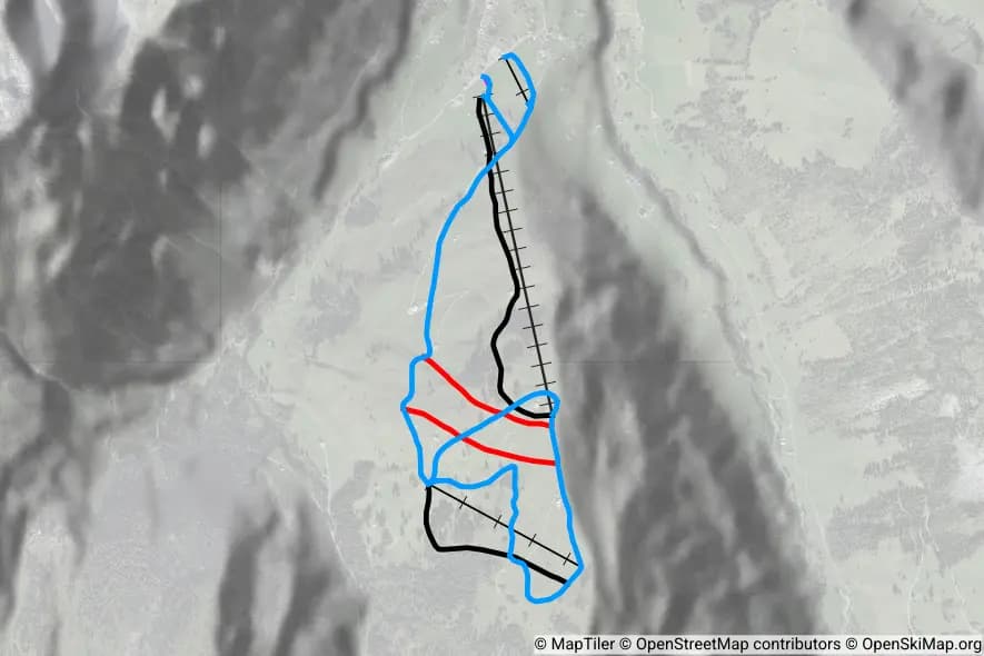 Grimmialp piste map