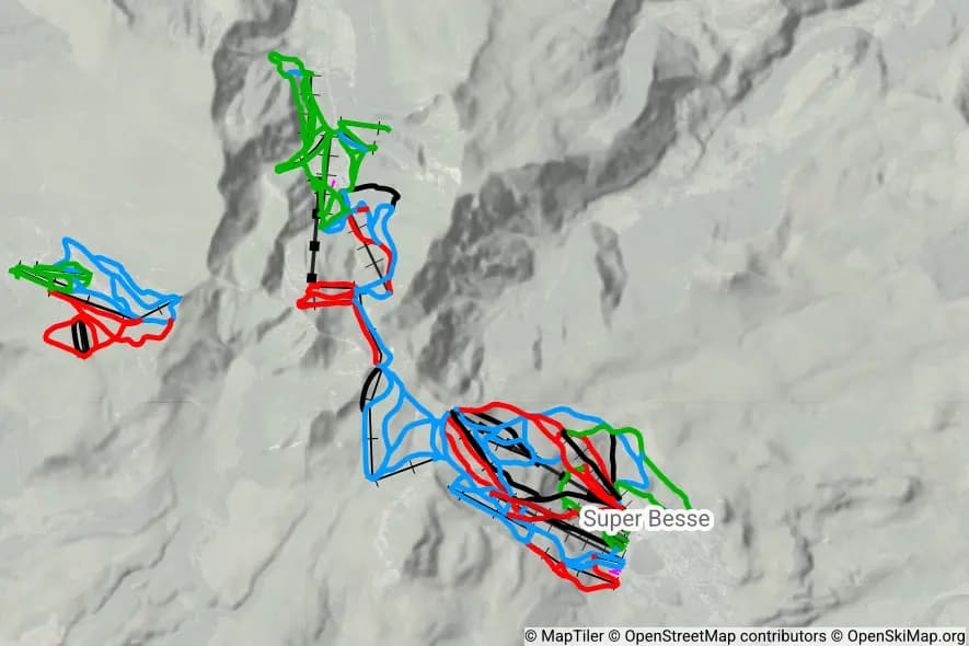 Super Besse skimap