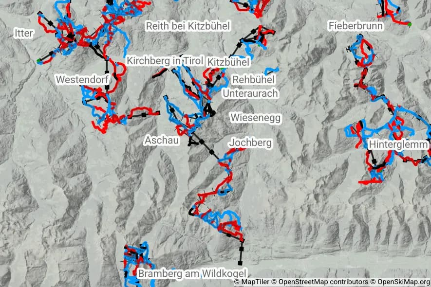 KitzSki skimap