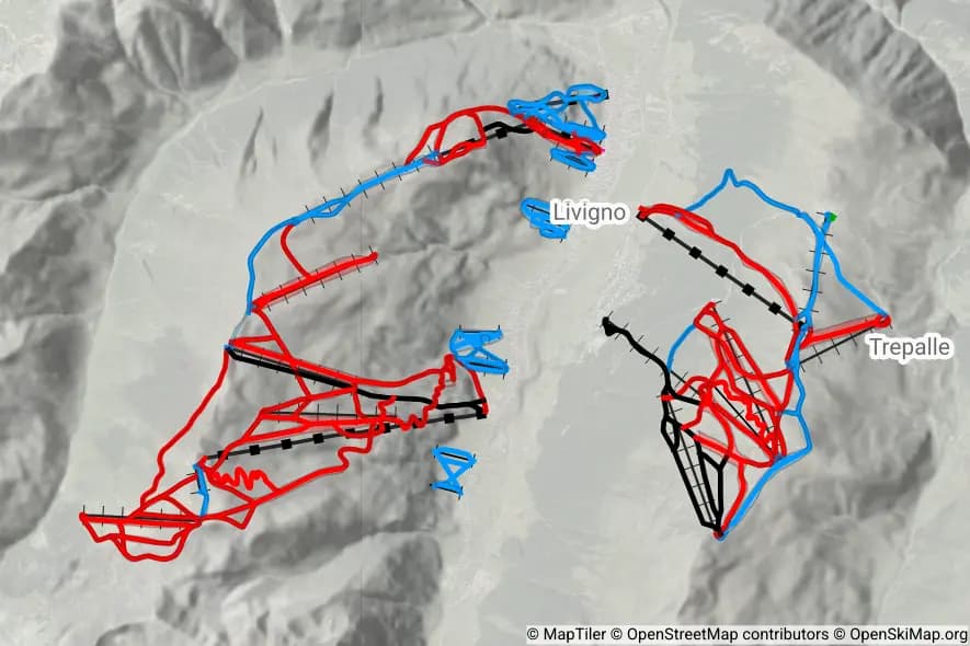 Livigno skimap