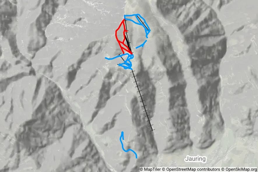 Skigebiet Aflenzer Bürgeralm skimap