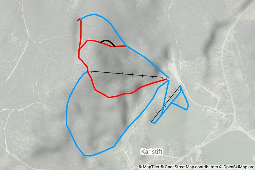 Aichelberglifte Karlstift skimap