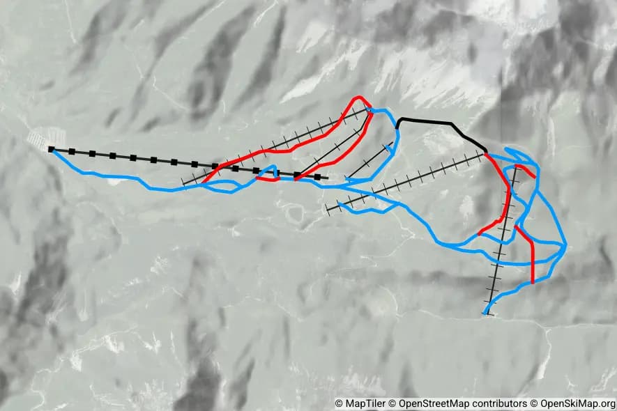Ehrwalder Alm skimap