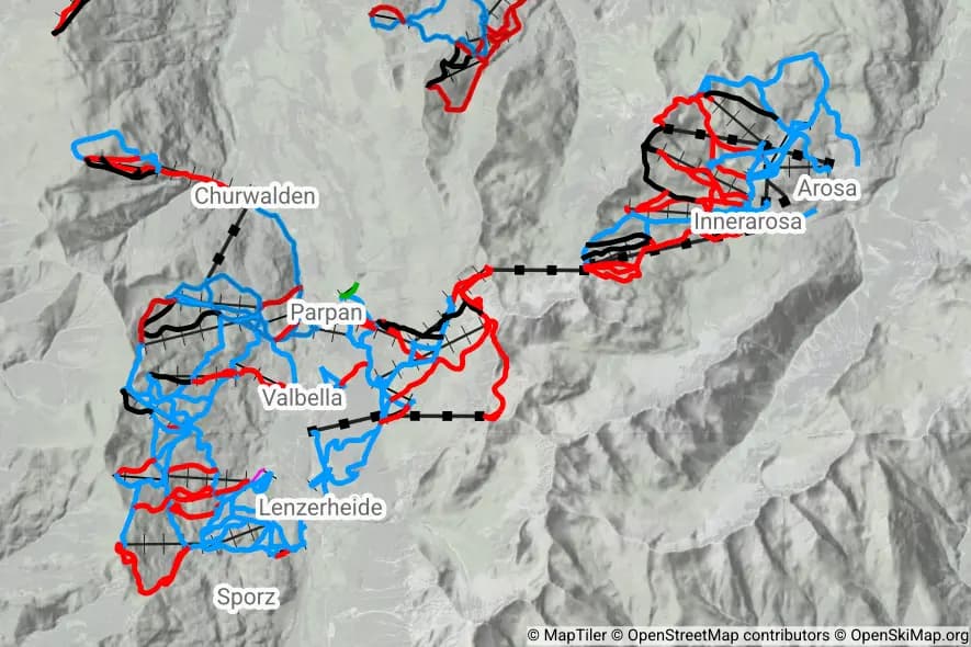 Arosa Lenzerheide skimap