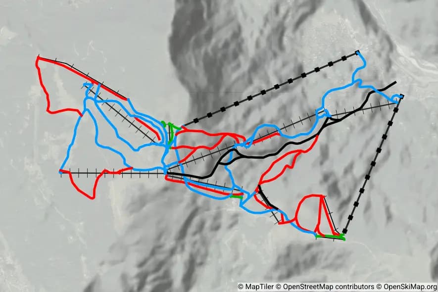 Les Houches - Saint-Gervais skimap