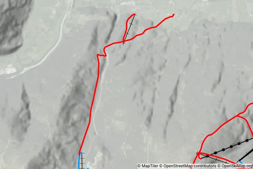 Petersbründllift St. Michael skimap