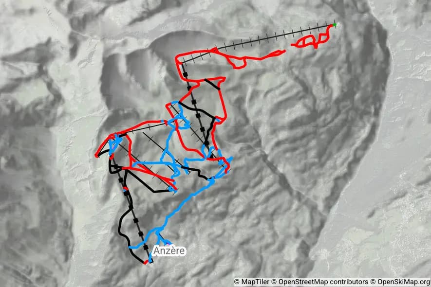 Anzère skimap
