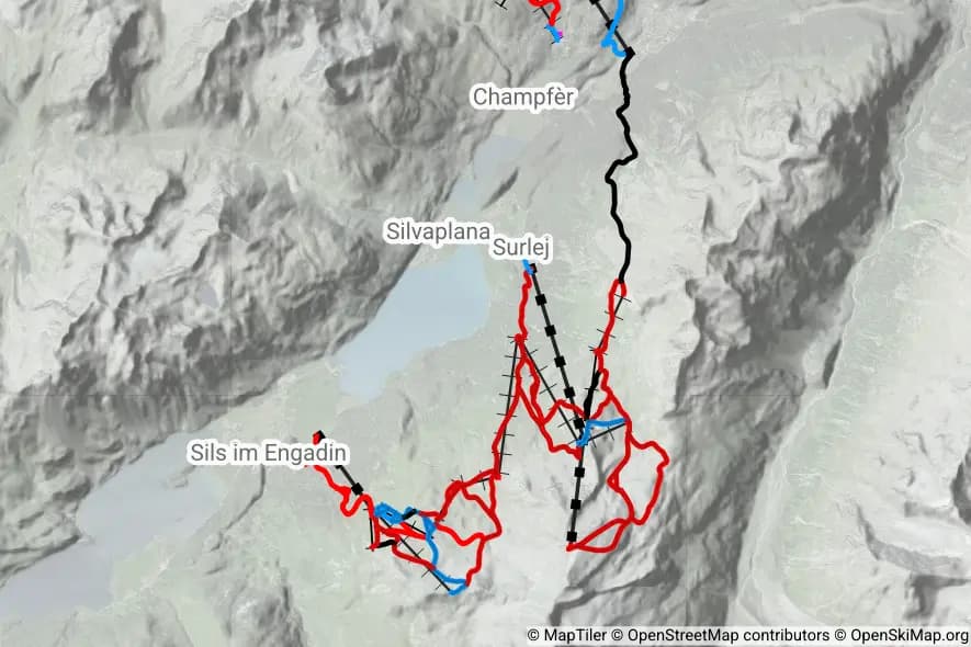 Corvatsch-Furtschellas skimap