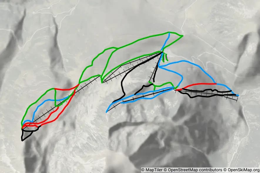 Porté-Puymorens skimap