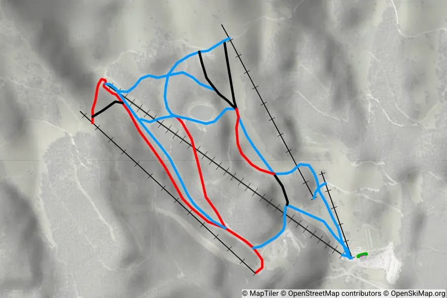 Skigebiet Veitsch piste map