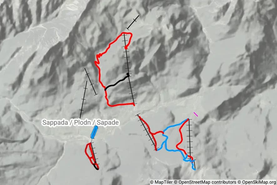 Sappada skimap