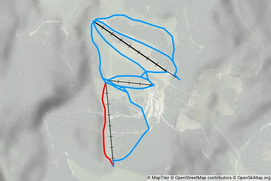 Modriach-Winkel Hoislifte piste map