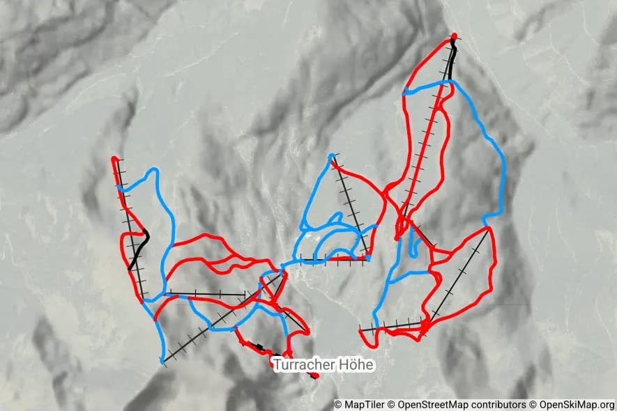 Turracher Höhe skimap