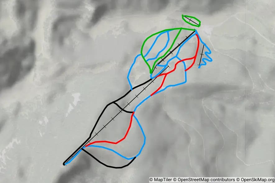Mijanès-Donezan skimap