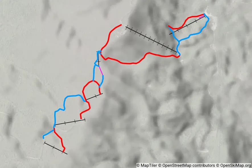 Sellata - Arioso piste map