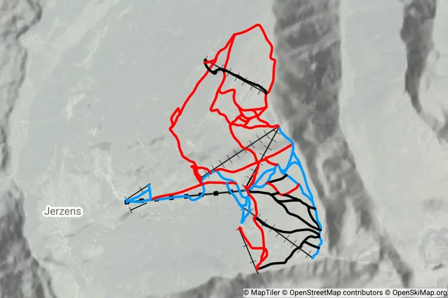 Hochzeiger skimap