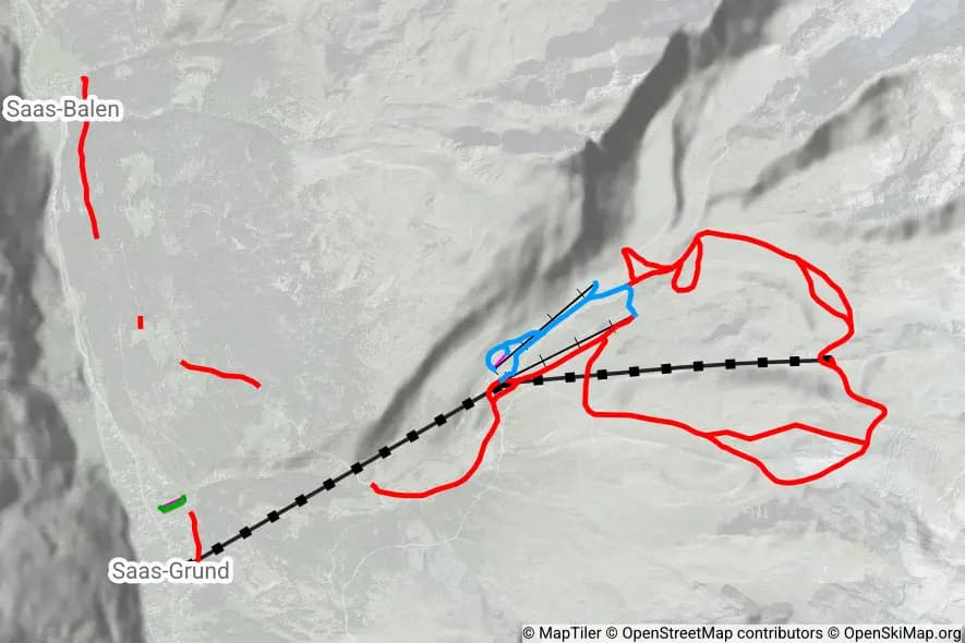 Saas Grund skimap