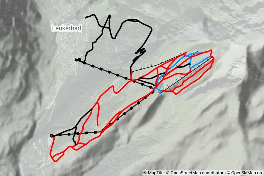 Leukerbad (Torrent) skimap