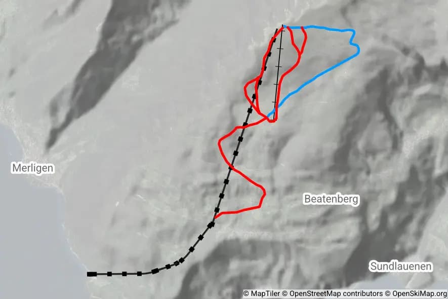 Niederhorn skimap