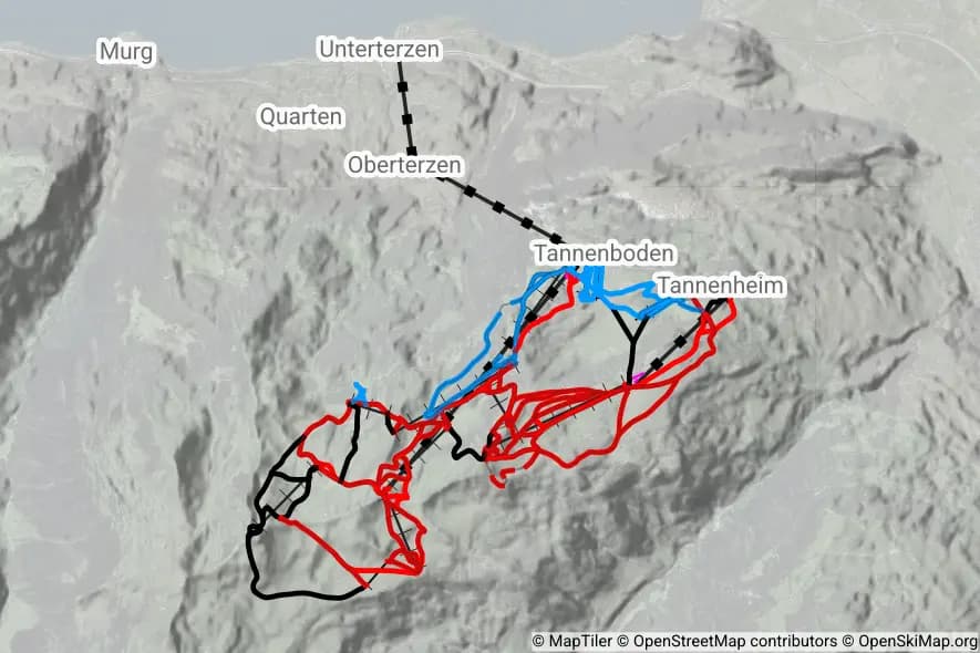 Flumserberg skimap