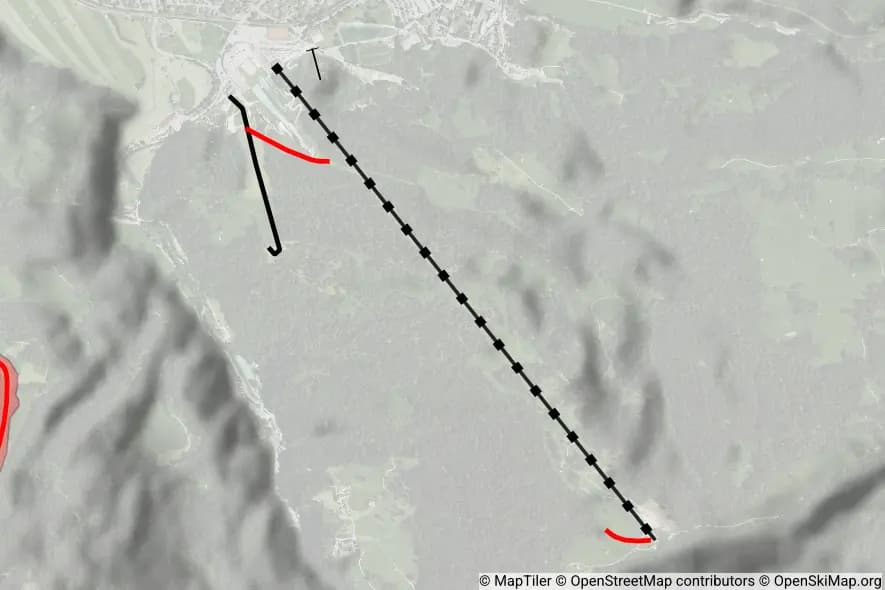Skigebiet Eckbauer skimap