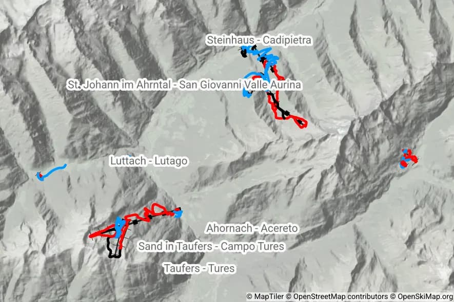 Klausberg Skiarena piste map