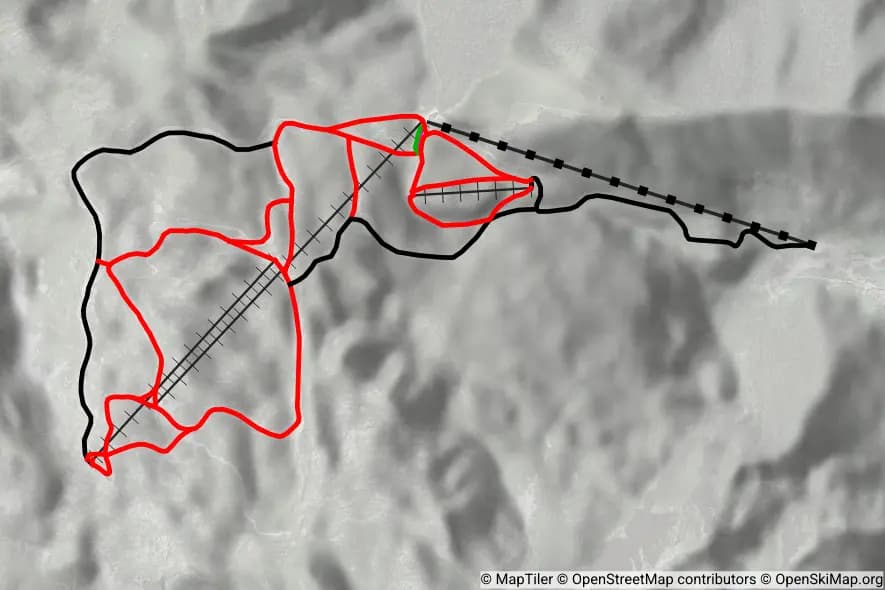 Colere piste map