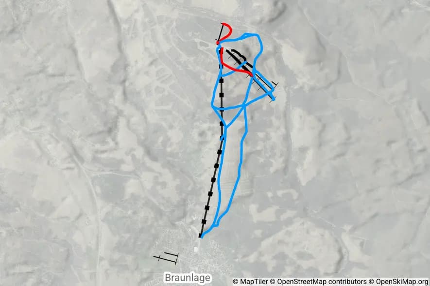 Wintersportgebiet Wurmberg skimap
