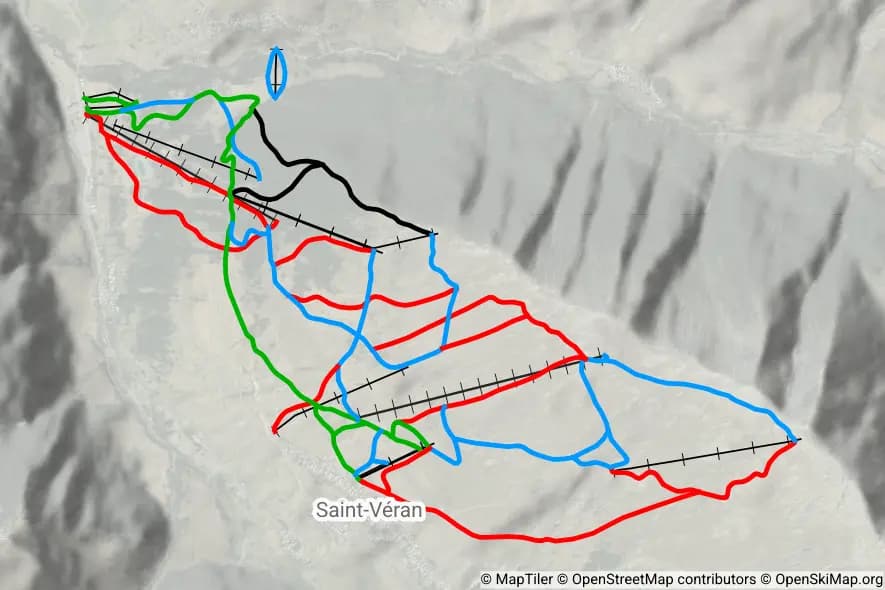 Queyras - Molines/Saint-Véran skimap