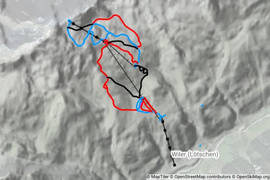 Lauchernalp skimap