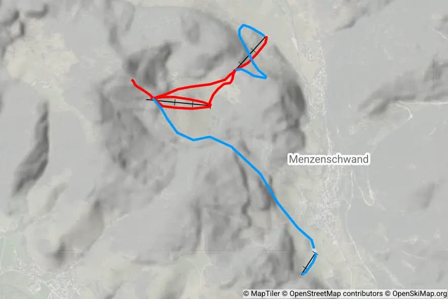 Menzenschwand skimap