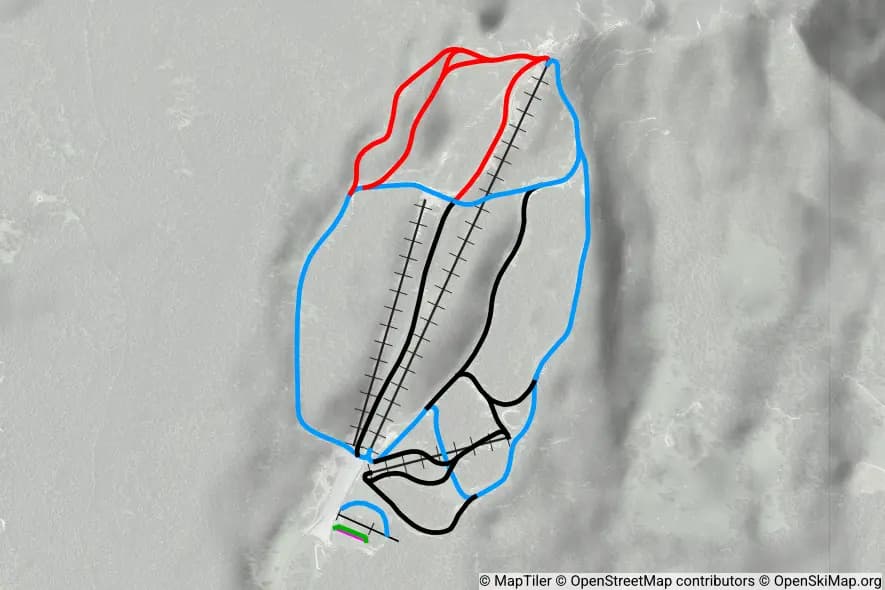 Verena 2000 piste map