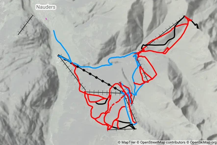 Nauders Bergkastel skimap