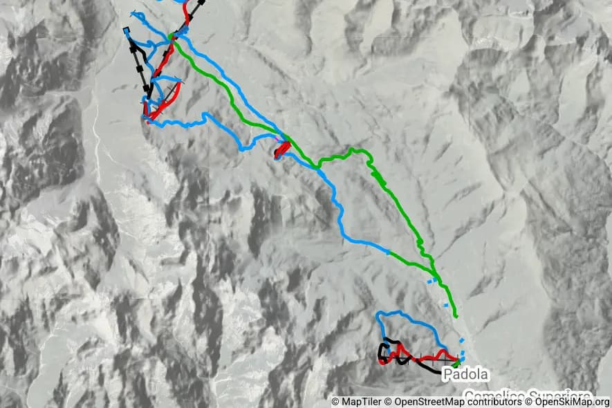 Val Comelico - Padola skimap