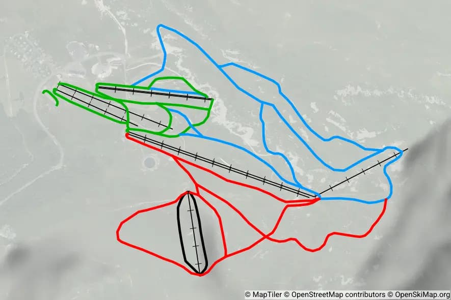 Chastreix-Sancy piste map