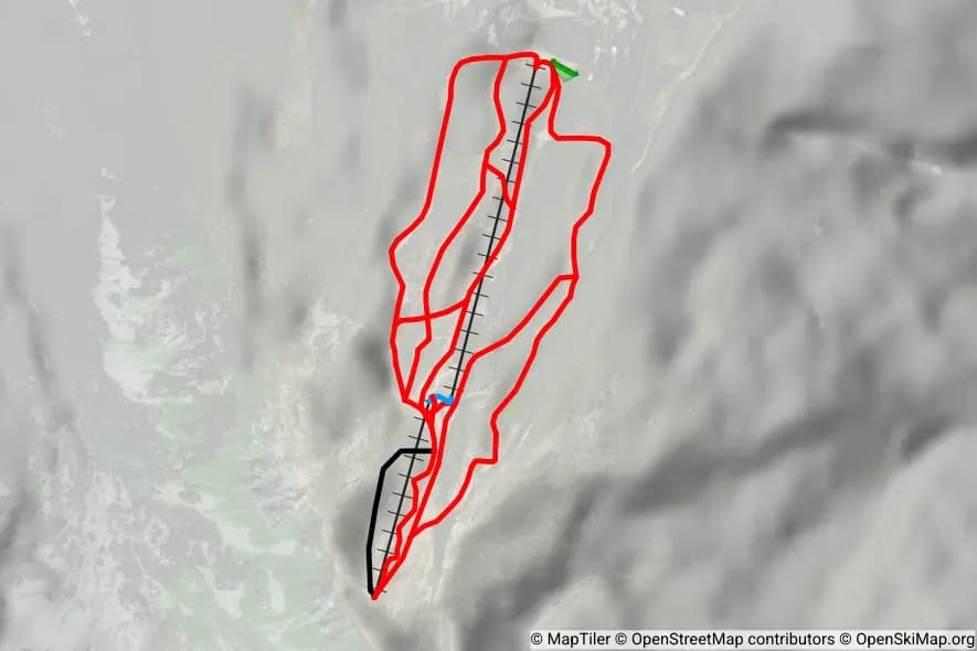 Area Sciistica Cerreto Laghi skimap
