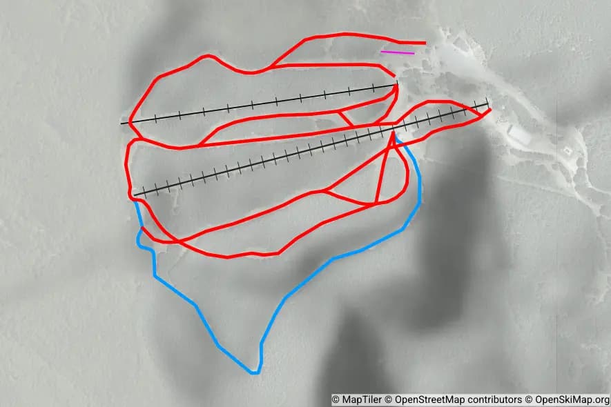 Area Scistica Zum Zeri piste map