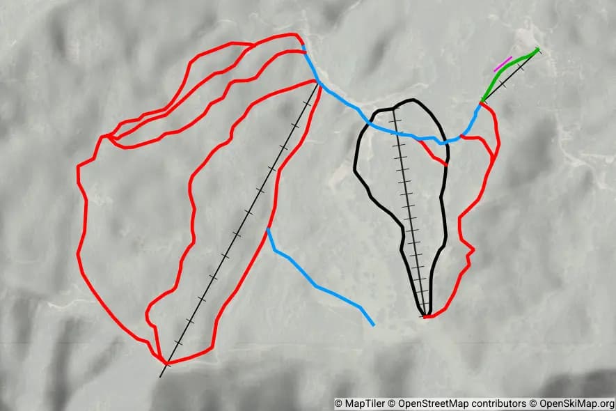Area Sciistica Schia Monte Caio skimap